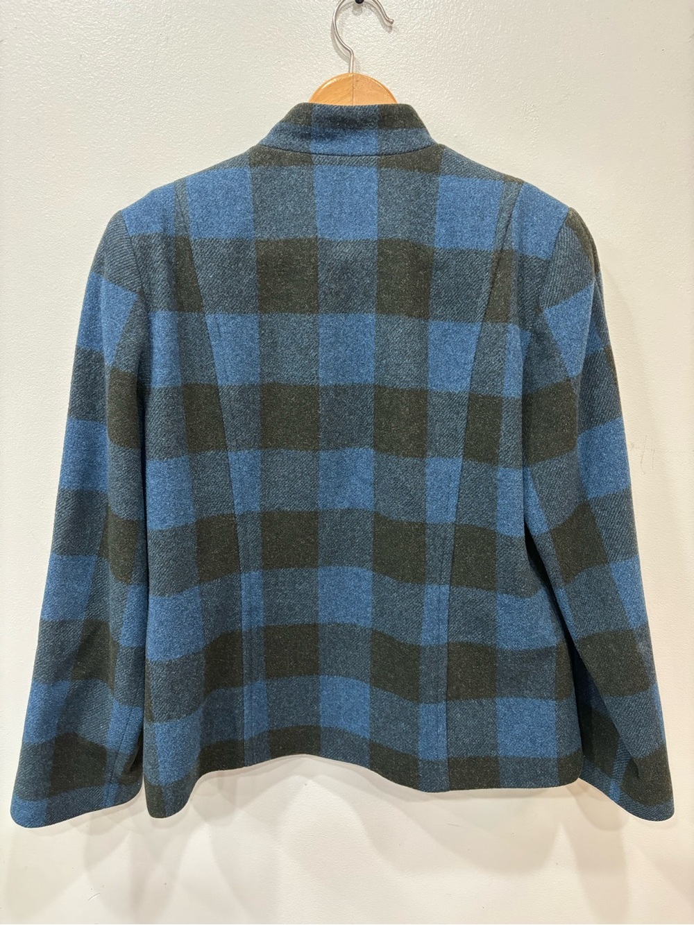 Vintage Pendleton Wool Buffalo Checked Coat Jacket Women’s Size Medium - Picture 6 of 11